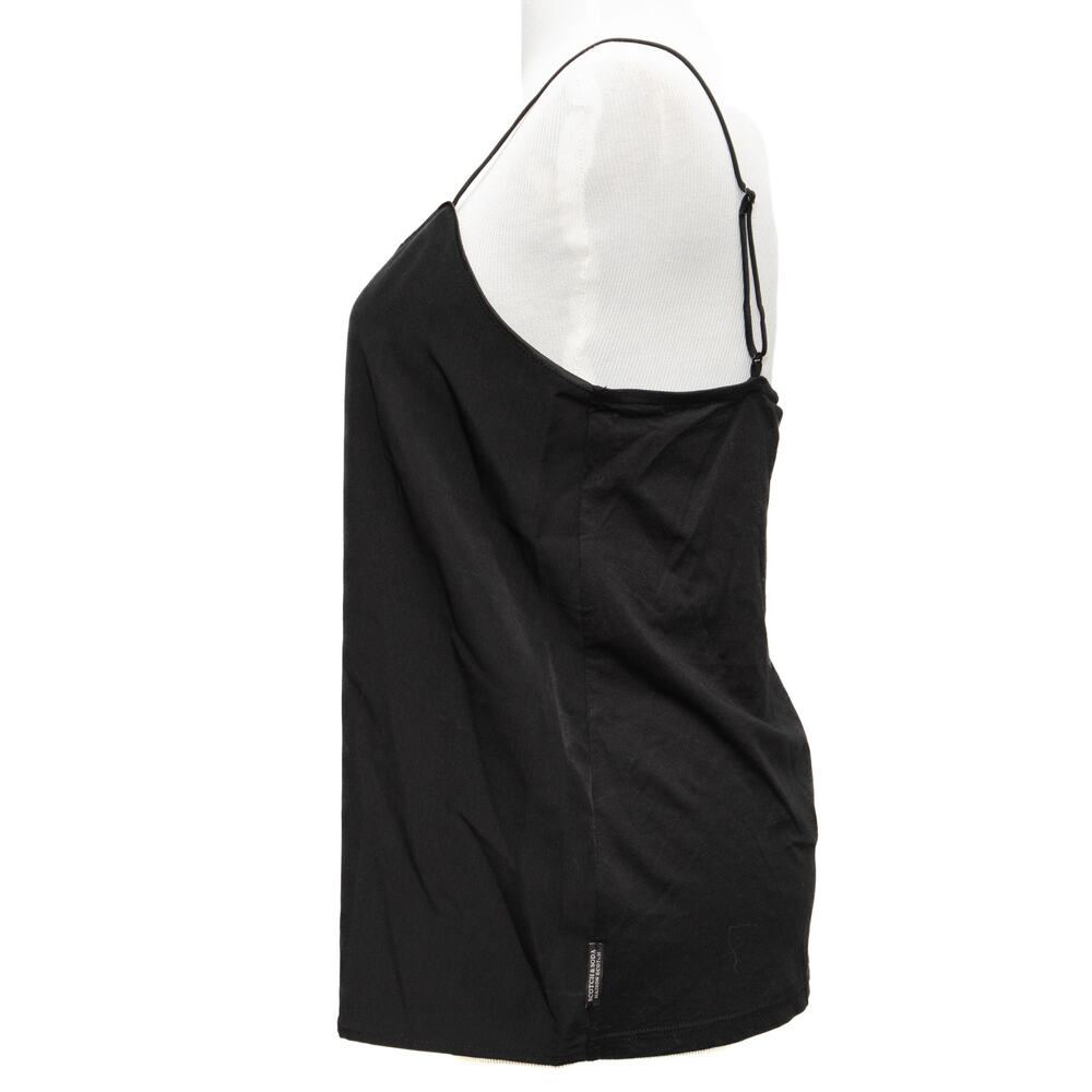 New Scotch & Soda Black Summer Spaghetti Strap Tank Top Cami Size Small - Picture 2 of 10